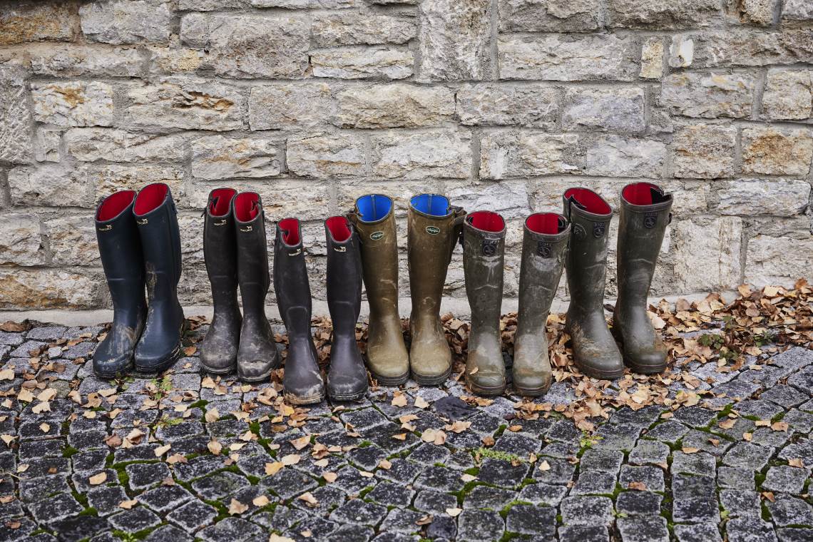 Gummistiefel gibt es in allen Variationen - sie sind das Ganze Jahr über ein treuer Begleiter