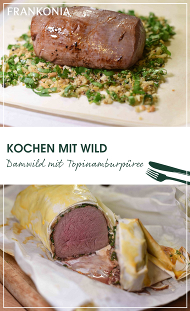 Rezept für Damwild im Bärlauchmantel